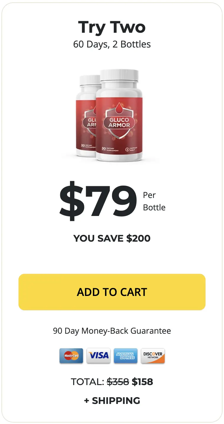 Gluco Armor one bottle